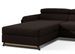 Canapé angle gauche convertible tissu marron avec appuis-tête réglables Mazerali 300 cm - Photo n°3