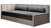 Canapé banquette convertible 3 places tissu doux Figo 214 cm - Photo n°10