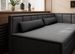 Canapé banquette convertible 3 places tissu doux Figo 214 cm - Photo n°7