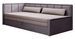 Canapé banquette convertible 3 places tissu doux Figo 214 cm - Photo n°1