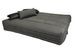 Canapé clic clac tissu avec rangement matelas Bultex 20 cm Sabor 193 cm - Photo n°4