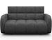 Canapé convertible 2 places DENVERS en tissu avec coffre de rangement – 154 cm - Photo n°1