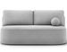 Canapé convertible 2 places KOURA tissu doux avec coffre – 193 cm - Photo n°1