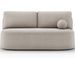Canapé convertible 2 places KOURA tissu doux avec coffre – 193 cm - Photo n°1