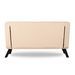 Canapé convertible 2 places tissu crème Sylvano 133 cm - Photo n°6