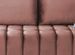 Canapé convertible 3 places tissu doux rose avec coffre de rangement Larko 245 cm - Photo n°3