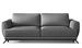 Canapé convertible 3 places tissu MAGY 242 cm - Pieds métal noir - Photo n°1
