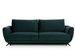Canapé convertible 3 places tissu MAGY 242 cm - Pieds métal noir - Photo n°1