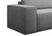 Canapé convertible 4 places velours anthracite Willace 260 cm - Photo n°3