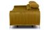 Canapé convertible avec appuis-tête réglables velours jaune moutarde Lozan 261 cm - Photo n°10