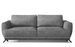 Canapé convertible en tissu MAGY - Design minimaliste avec pieds métal noir - Photo n°1