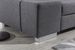Canapé convertible moderne angle gauche tissu noir Plazo 278 cm - Photo n°9
