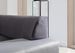 Canapé convertible panoramique tissu gris clair avec coffre de rangement Houston 320 cm - Photo n°5