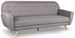 Canapé convertible scandinave tissu gris clair Elliot - Photo n°1