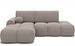 Canapé d’angle convertible 3 places BINUTO en tissu avec coffre de rangement – 227 cm - Photo n°1