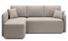 Canapé d’angle convertible 3 places TAKIN en tissu – 206 cm - Photo n°1