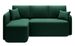Canapé d’angle convertible 3 places TAKIN en tissu – 206 cm - Photo n°1
