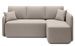 Canapé d’angle convertible 3 places TAKIN en tissu – 206 cm - Photo n°1