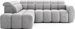 Canapé d’angle convertible 4 places BOBOON en tissu avec coffre de rangement – 258 cm - Photo n°1