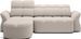 Canapé d’angle convertible 4 places CENTURY en tissu avec coffre – 301 cm - Photo n°1