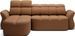 Canapé d’angle convertible 4 places CENTURY en tissu avec coffre – 301 cm - Photo n°1