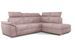Canapé d’angle convertible 4 places KEPITA en tissu avec coffre et têtières réglables – 260 cm - Photo n°1