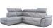 Canapé d’angle convertible 4 places KEPITA en tissu avec coffre et têtières réglables – 260 cm - Photo n°1