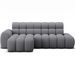 Canapé d’angle convertible 4 places KINDO en tissu avec assise électrique – 283 cm - Photo n°1