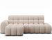 Canapé d’angle convertible 4 places KINDO en tissu avec assise électrique – 283 cm - Photo n°1