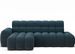 Canapé d’angle convertible 4 places KINDO en tissu avec assise électrique – 283 cm - Photo n°1