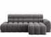 Canapé d’angle convertible 4 places KINDO en tissu avec assise électrique – 283 cm - Photo n°1