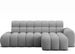 Canapé d’angle convertible 4 places KINDO en tissu avec assise électrique – 283 cm - Photo n°1