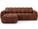 Canapé d’angle convertible 4 places tissu FENKA 288 cm – Assise électrique & têtières réglables - Photo n°1