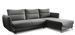 Canapé d’angle convertible 4 places ZURIK en tissu – 276 cm - Photo n°1