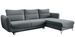 Canapé d’angle convertible 4 places ZURIK en velours – 276 cm - Photo n°1