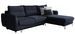 Canapé d’angle convertible 4 places ZURIK en velours – 276 cm - Photo n°1