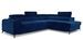 Canapé d’angle convertible 5 places LOZA en velours avec coffre – 278 cm - Photo n°1