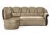 Canapé d'angle convertible avec rangement en velours MAJESTE - 243 cm - Photo n°1