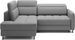 Canapé d’angle convertible BOREA en tissu avec coffre – 208 cm - Photo n°1