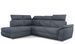 Canapé d'angle convertible en tissu KEPITA - Appuis-tête réglables et rangement - Photo n°1