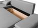 Canapé d'angle convertible gauche scandinave tissu gris Kopal 272 cm - Photo n°8