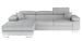 Canapé d’angle convertible KALIZO en velours avec coffre et têtières réglables – 289 cm - Photo n°1