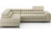 Canapé d’angle convertible KANDO en tissu texturé – 269 cm - Photo n°1