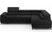 Canapé d’angle convertible KANDO en tissu texturé – 269 cm - Photo n°1