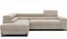Canapé d’angle convertible KOLEZO en tissu côtelé avec coffre et têtières réglables – 274 cm - Photo n°1