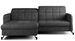 Canapé d’angle convertible LORI en tissu avec coffre de rangement – 225 cm - Photo n°1