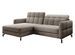 Canapé d’angle convertible LORI en tissu avec coffre de rangement – 225 cm - Photo n°1