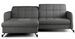 Canapé d’angle convertible LORI en tissu avec coffre de rangement – 225 cm - Photo n°1