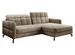 Canapé d’angle convertible LORI en velours avec coffre de rangement – 225 cm - Photo n°1
