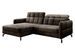Canapé d’angle convertible LORI en velours avec coffre de rangement – 225 cm - Photo n°1